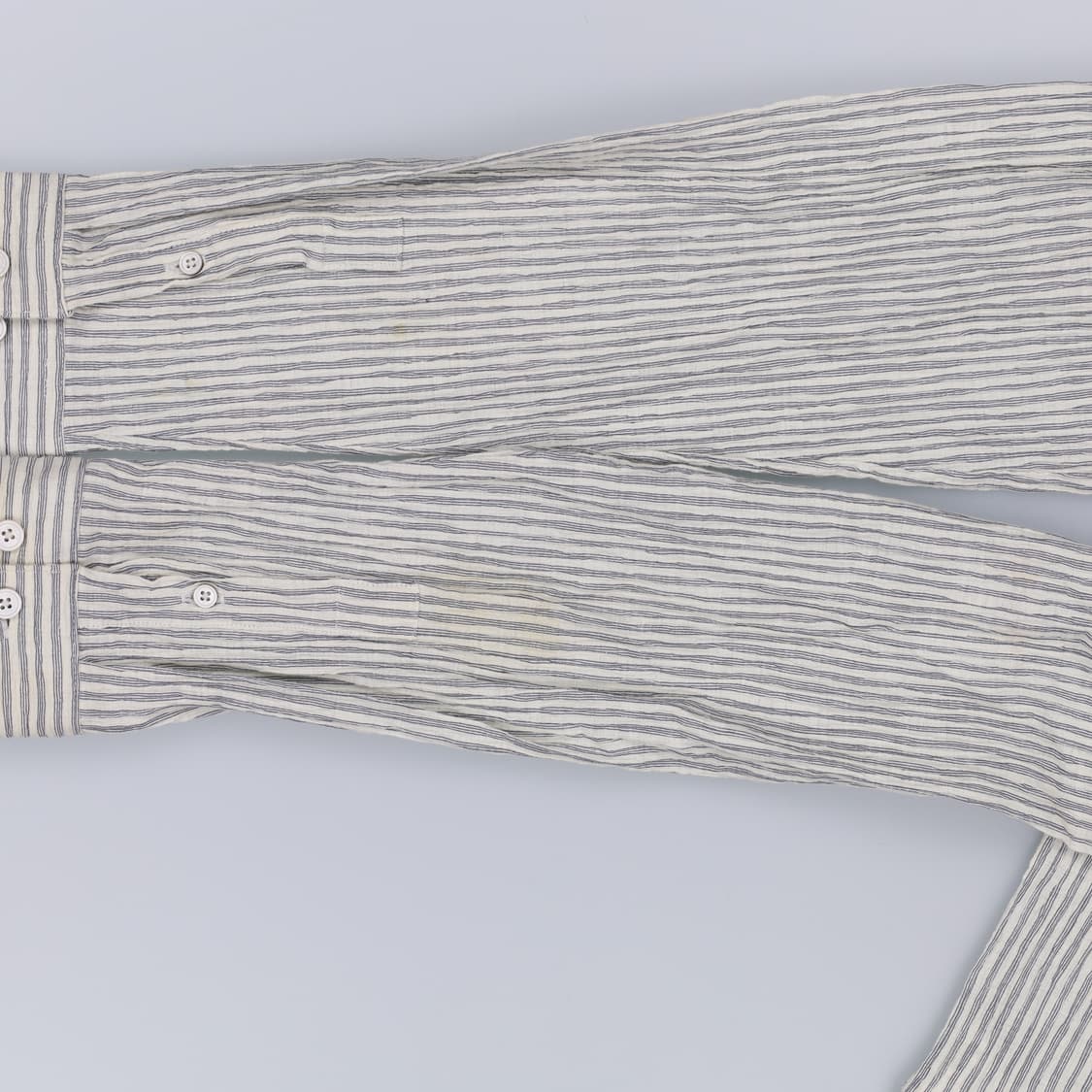 M 한섬DKNY 린넨 스트라이프 셔츠 0310H1 상품이미지3