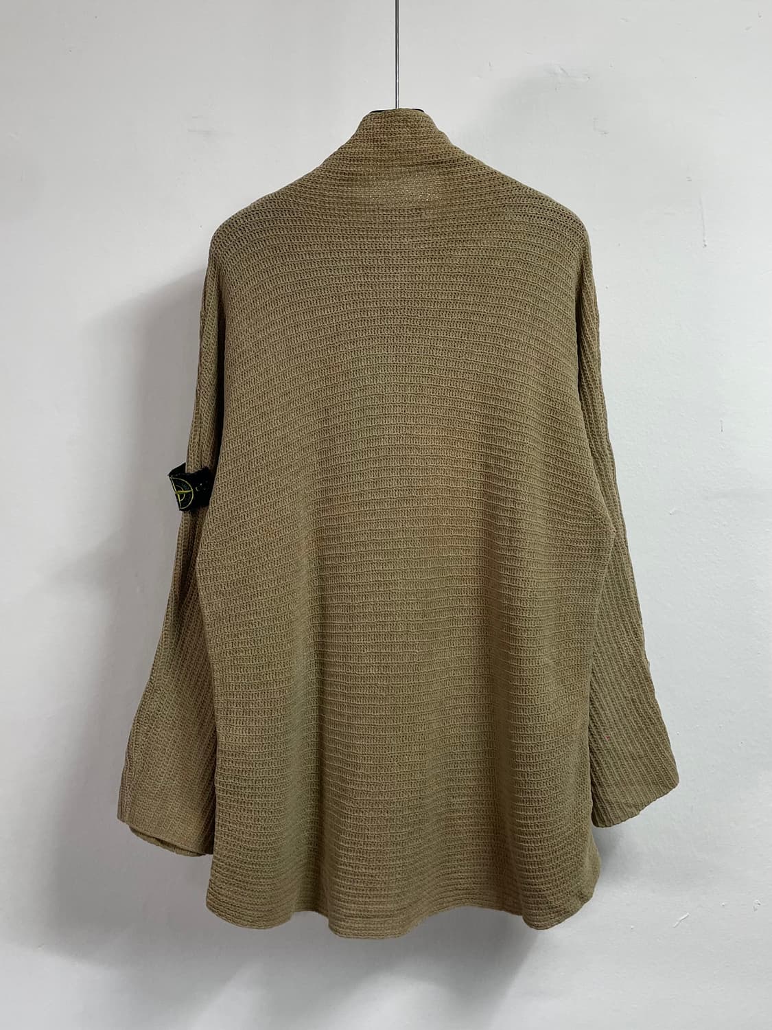 90s 스톤아일랜드 베이지 하이넥 니트 (on.438) 상품이미지3