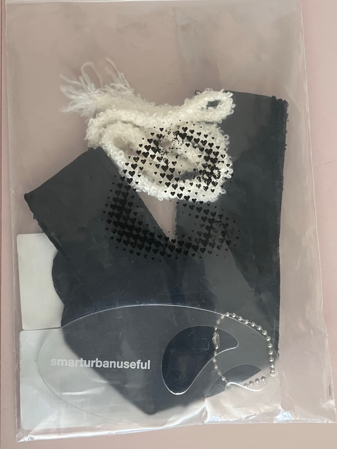 suu 스마트어반유즈풀 클로버 스카프 fuzzy clover scarf 상품이미지3