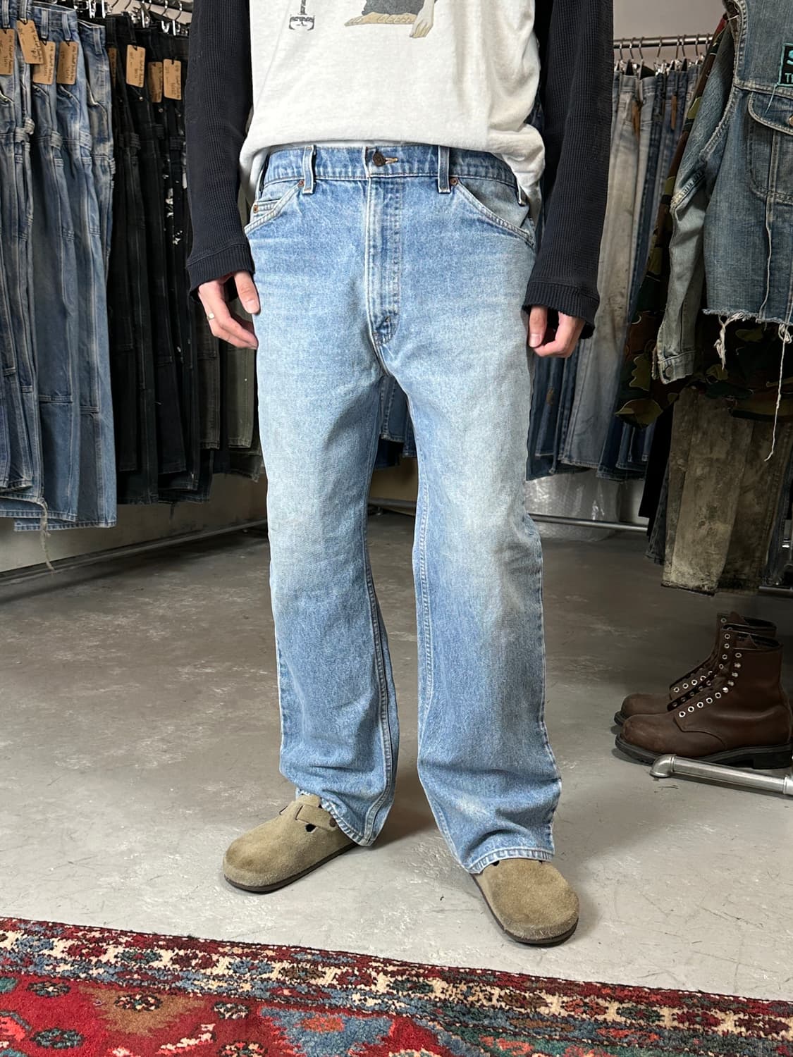 90's USA Made 빈티지 리바이스 517 오렌지탭 부츠컷 상품이미지3