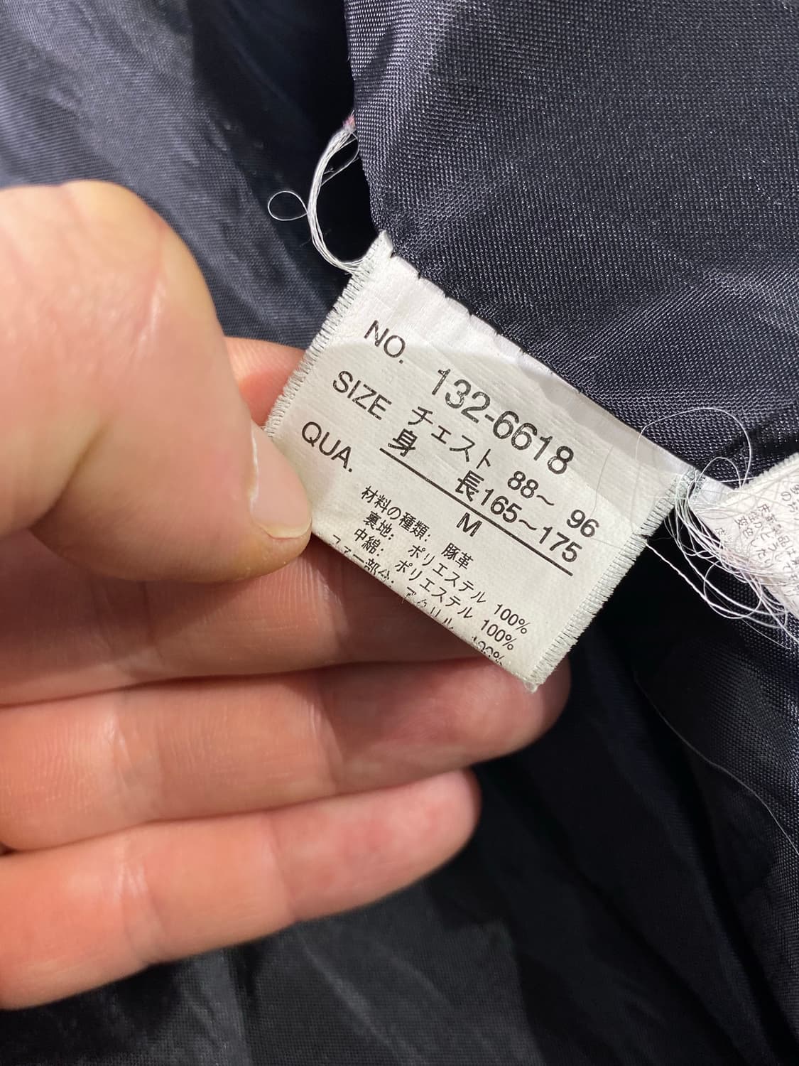 [M] HILL CROP 힐 크롭 블랙 레더 자켓 상품이미지9