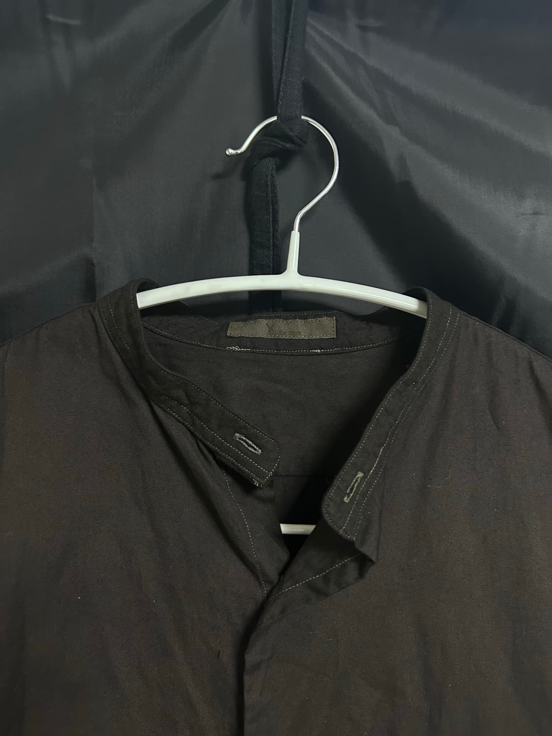 요지야마모토 차이나카라 롱셔츠 상품이미지5