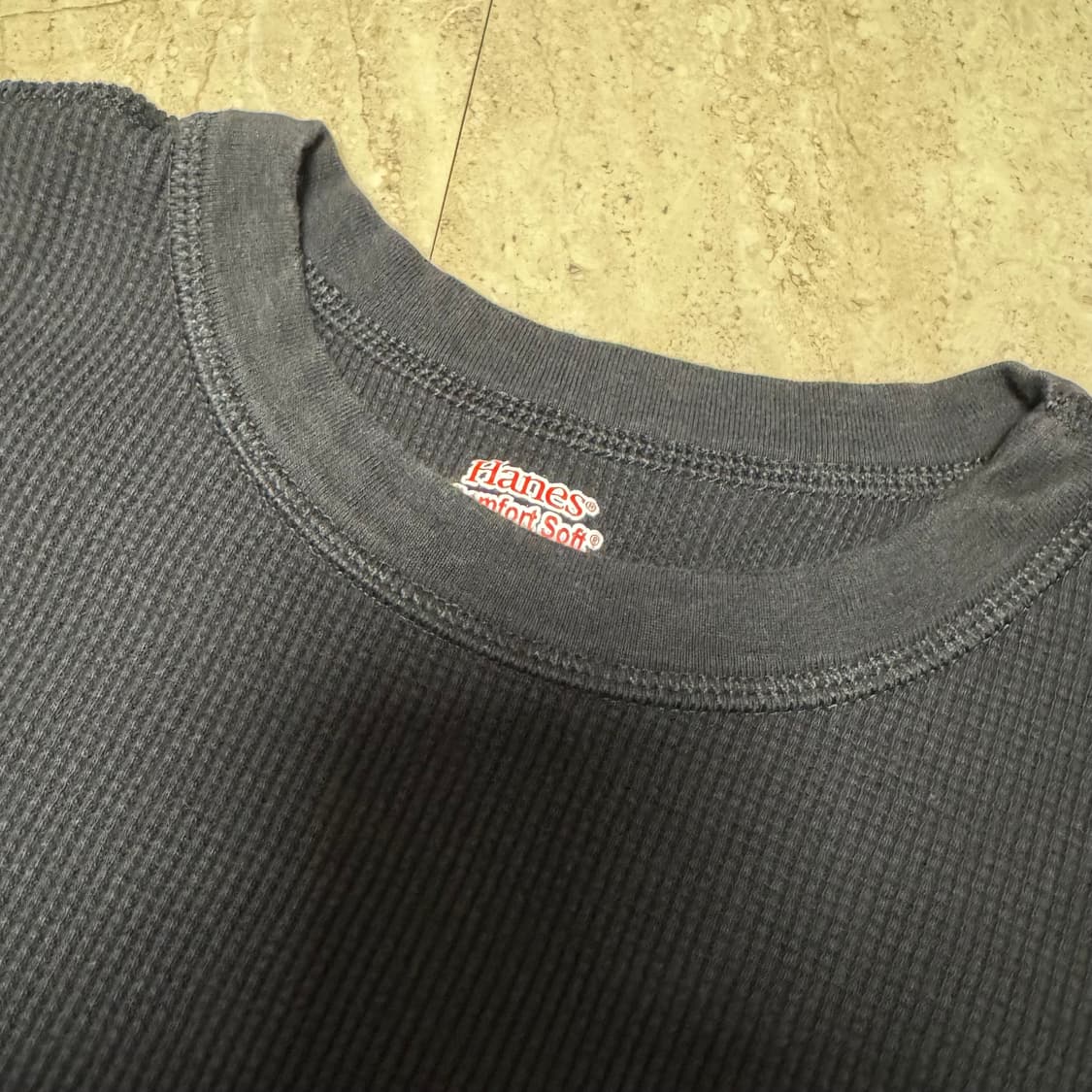 [XL] 슈프림 헤인즈 써멀 크루 블랙 상품이미지4