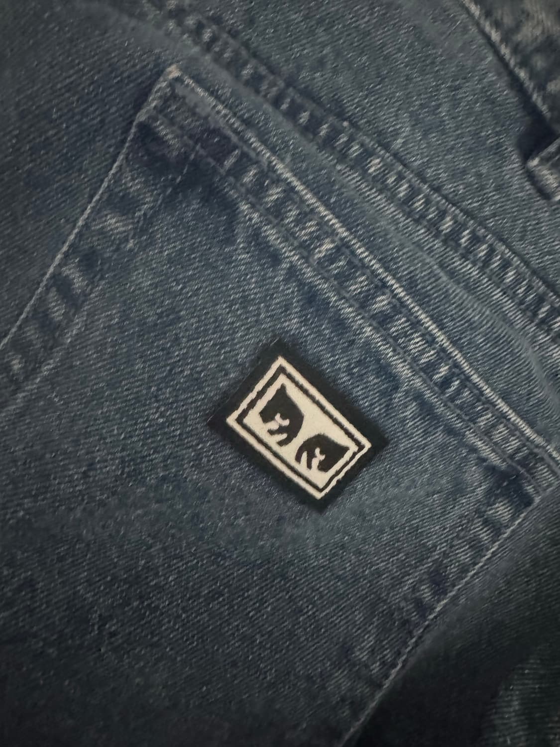 [28] 오베이 빅위그 배기 데님 라이트 인디고 상품이미지4