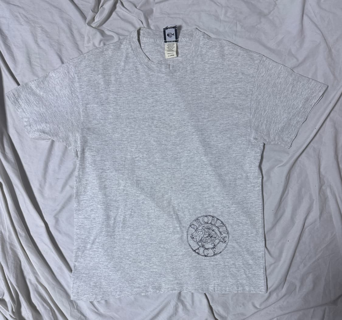 80s usa bronze age 피쉬본 프린트 티셔츠 스케이트보드 상품이미지3