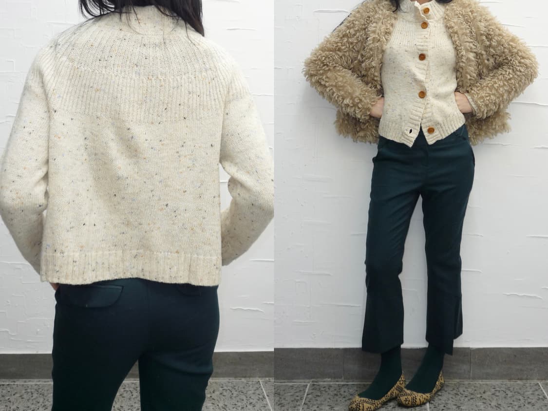 Cozy ivory cardigan 상품이미지3