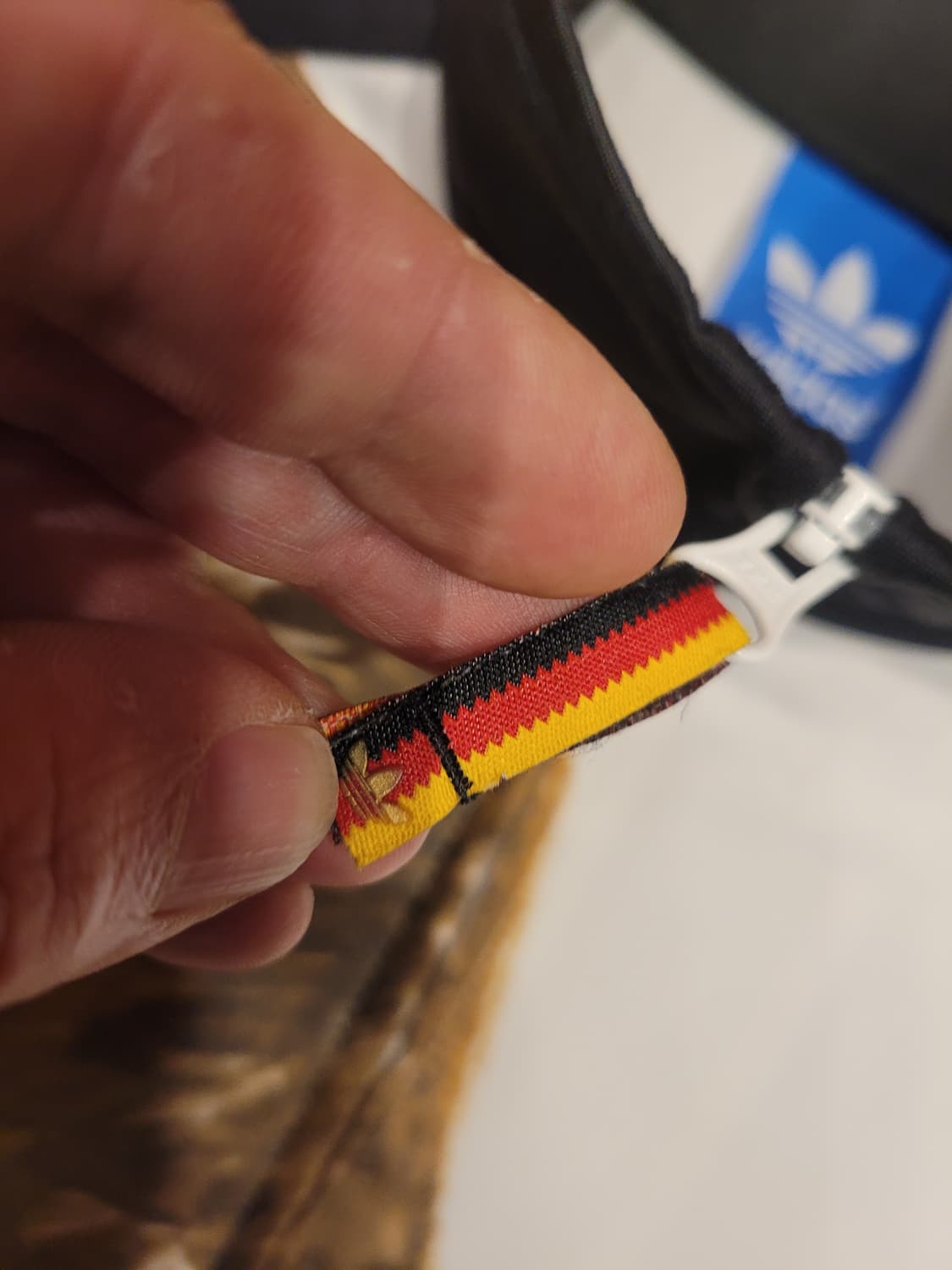 아디다스 독일 국대 희귀 져지 S 트랙탑 자켓 화이트 흰검 흰색 떠그클럽 상품이미지6