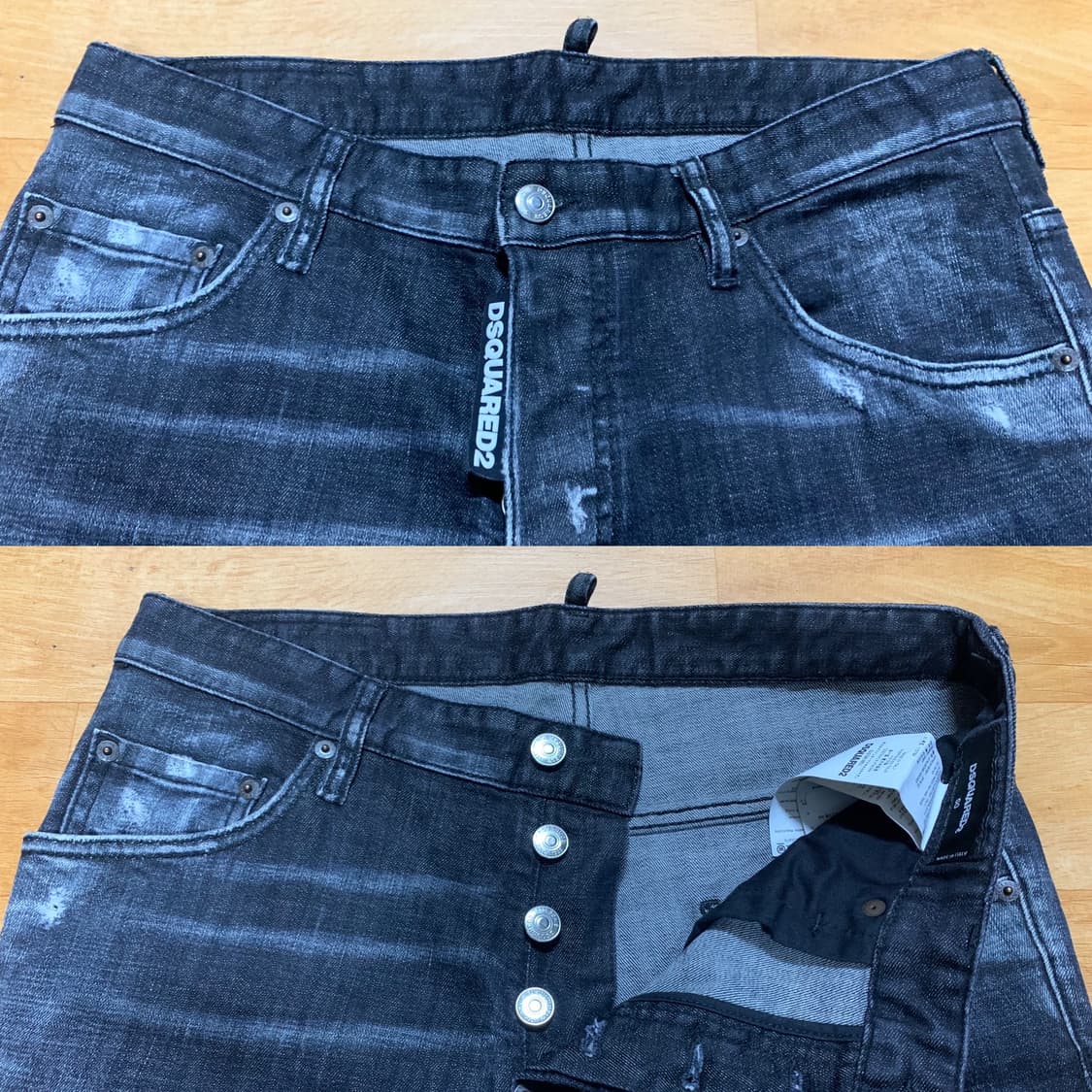 디스퀘어드 블랙탭 스케이터 데님팬츠(50 사이즈) 상품이미지5