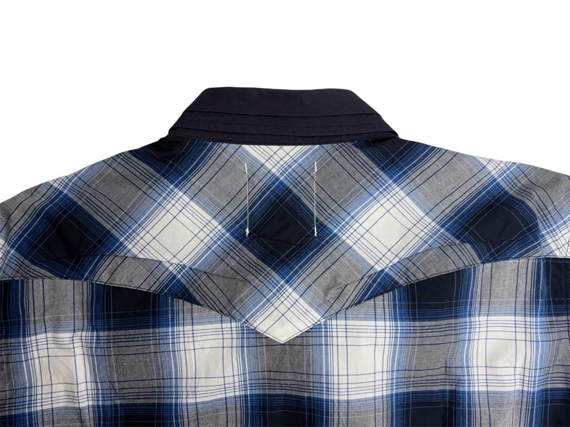 western ombre check shirt 상품이미지6