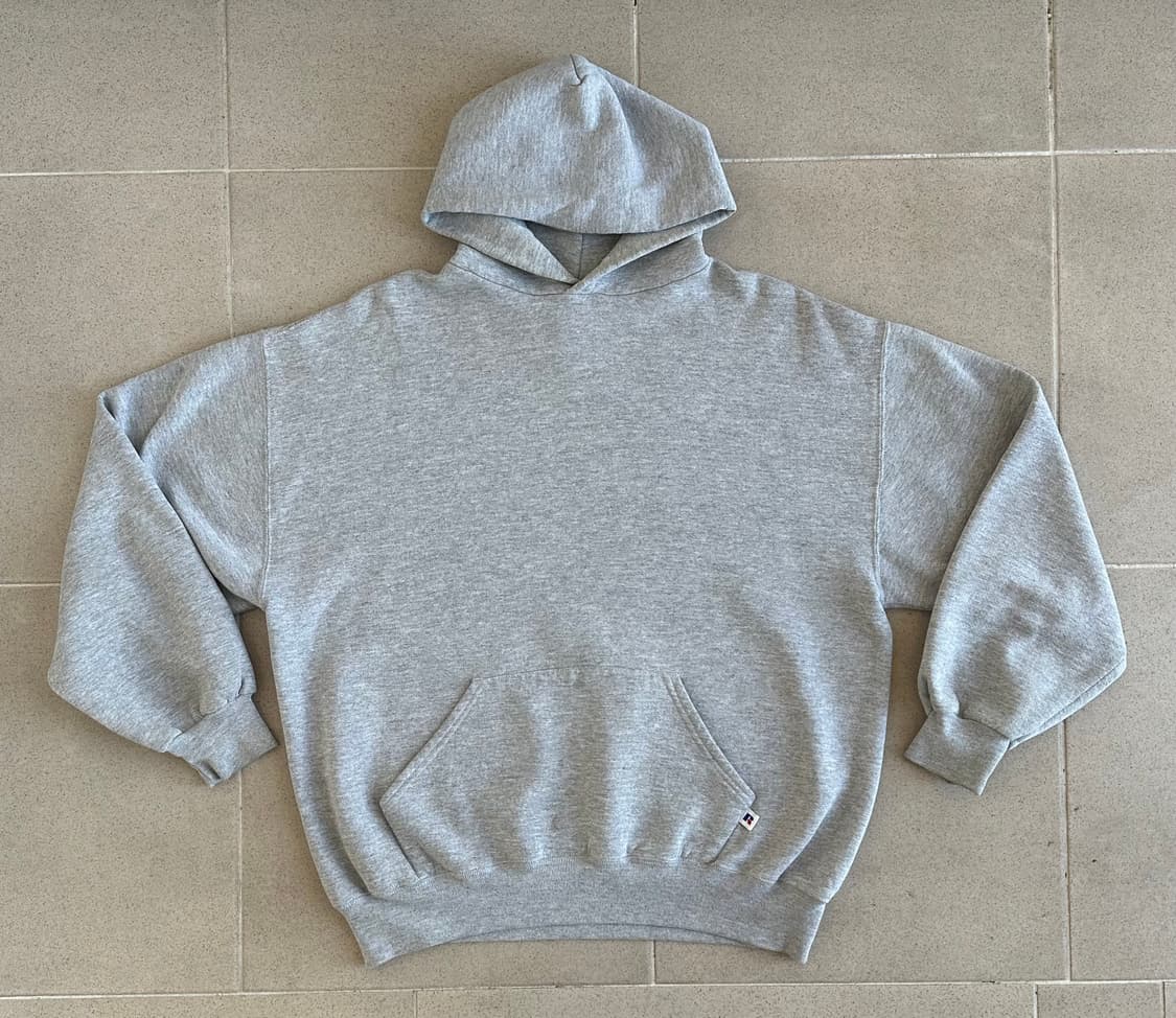 90s 빈티지 러셀 후드 그레이 XL USA 상품이미지1