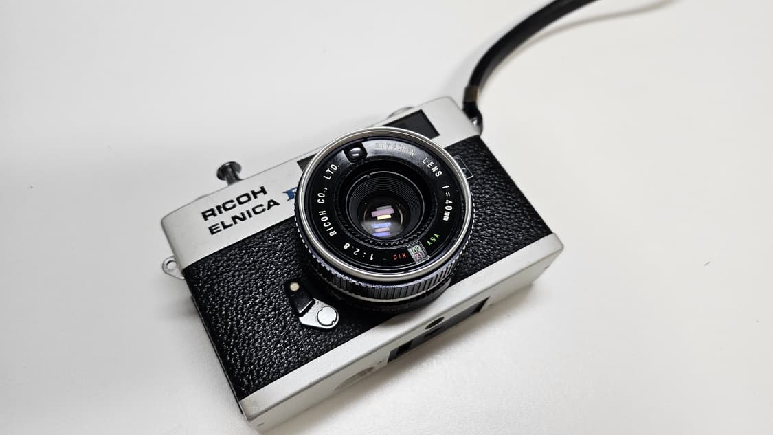 작례O 자동 노출의 정점 리코 elnica F 필름카메라 빈티지 필카 상품이미지7