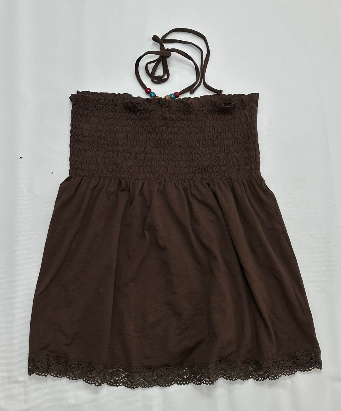 🐿️에스닉 홀터넥 코디세트🐿️ 니트 홀터넥 스커트 패턴 레이어드  상품이미지5