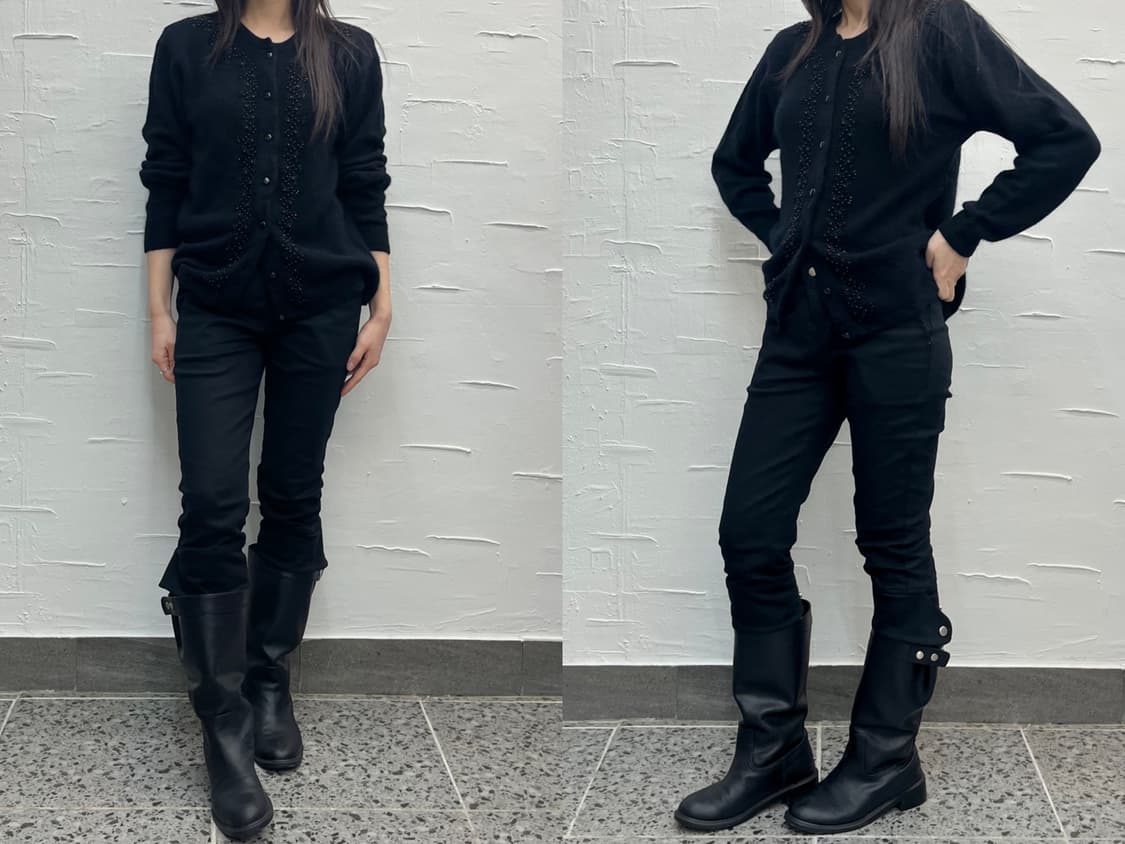 Beeds detail cardigan 상품이미지1