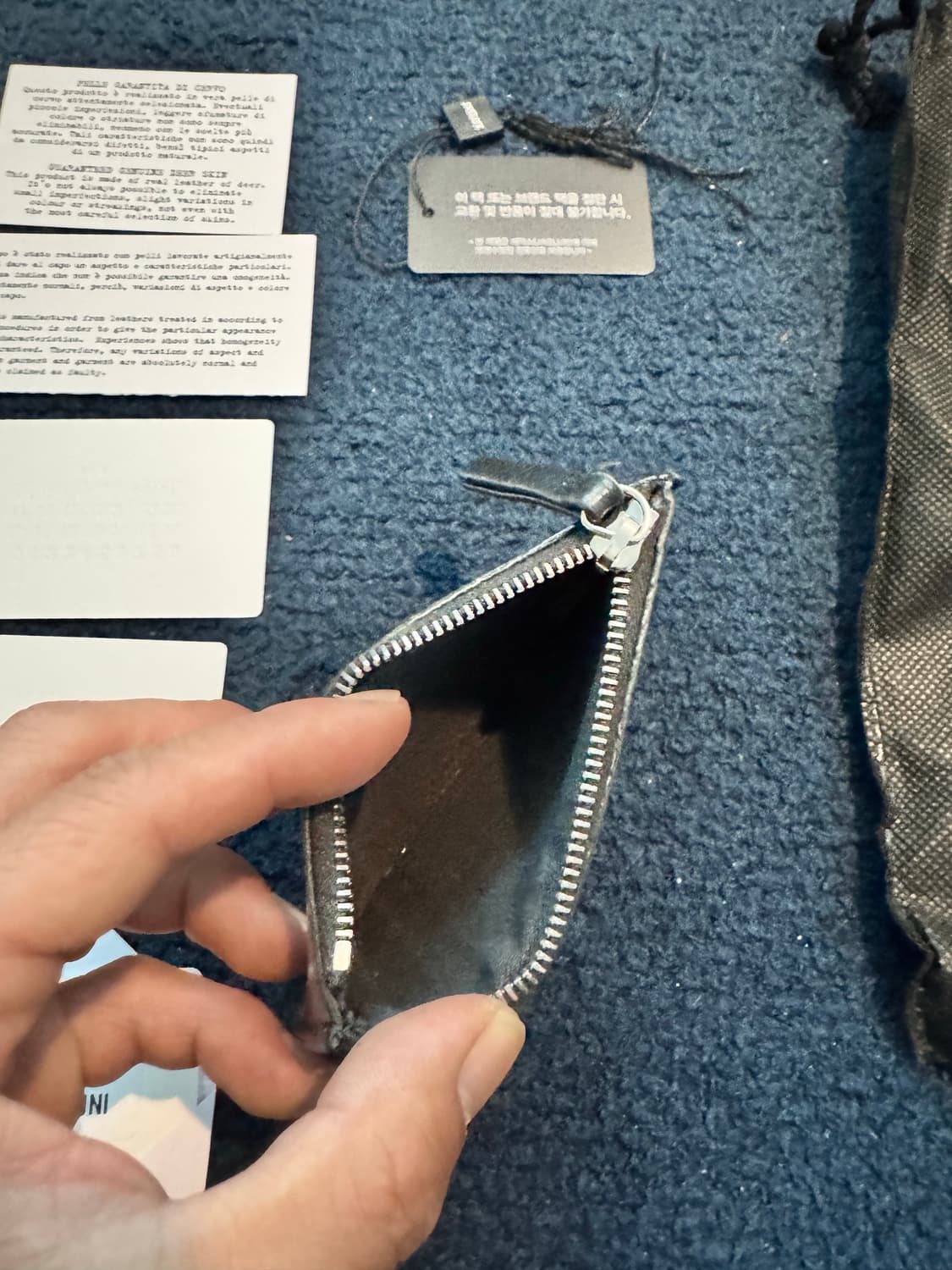 메종마르지엘라 스티치 레더 카드지갑 (사용감많음) 상품이미지7