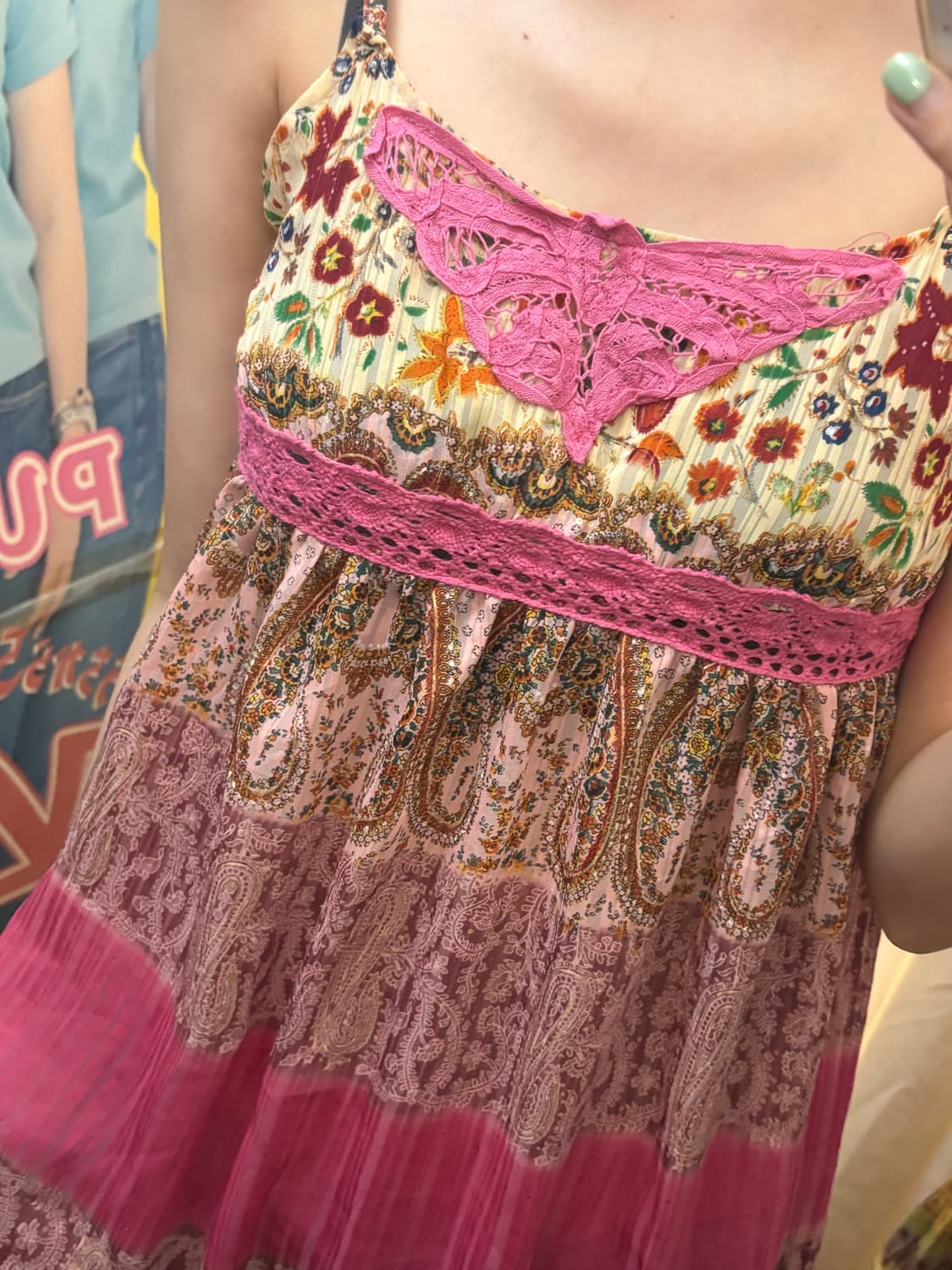 jpn vintage ethnic sleeveless 상품이미지2