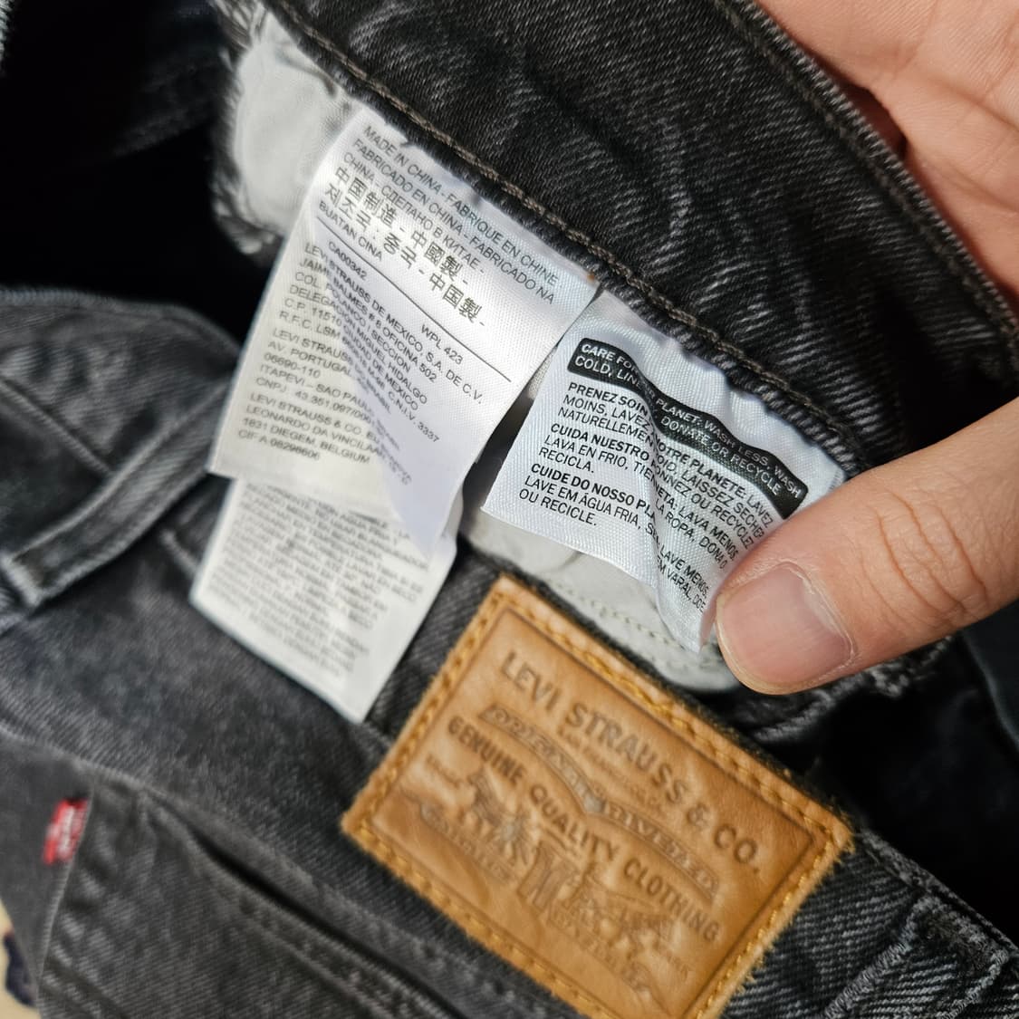 리바이스(Levis) 웨지 스트레이트 프리미엄 데님 팬츠  상품이미지6