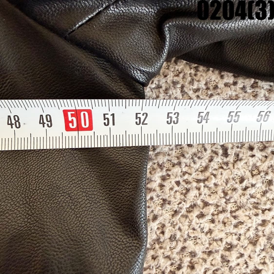 [88] 라우렐 여성 블랙 인조가죽 롱 코트 0204(3) 상품이미지6