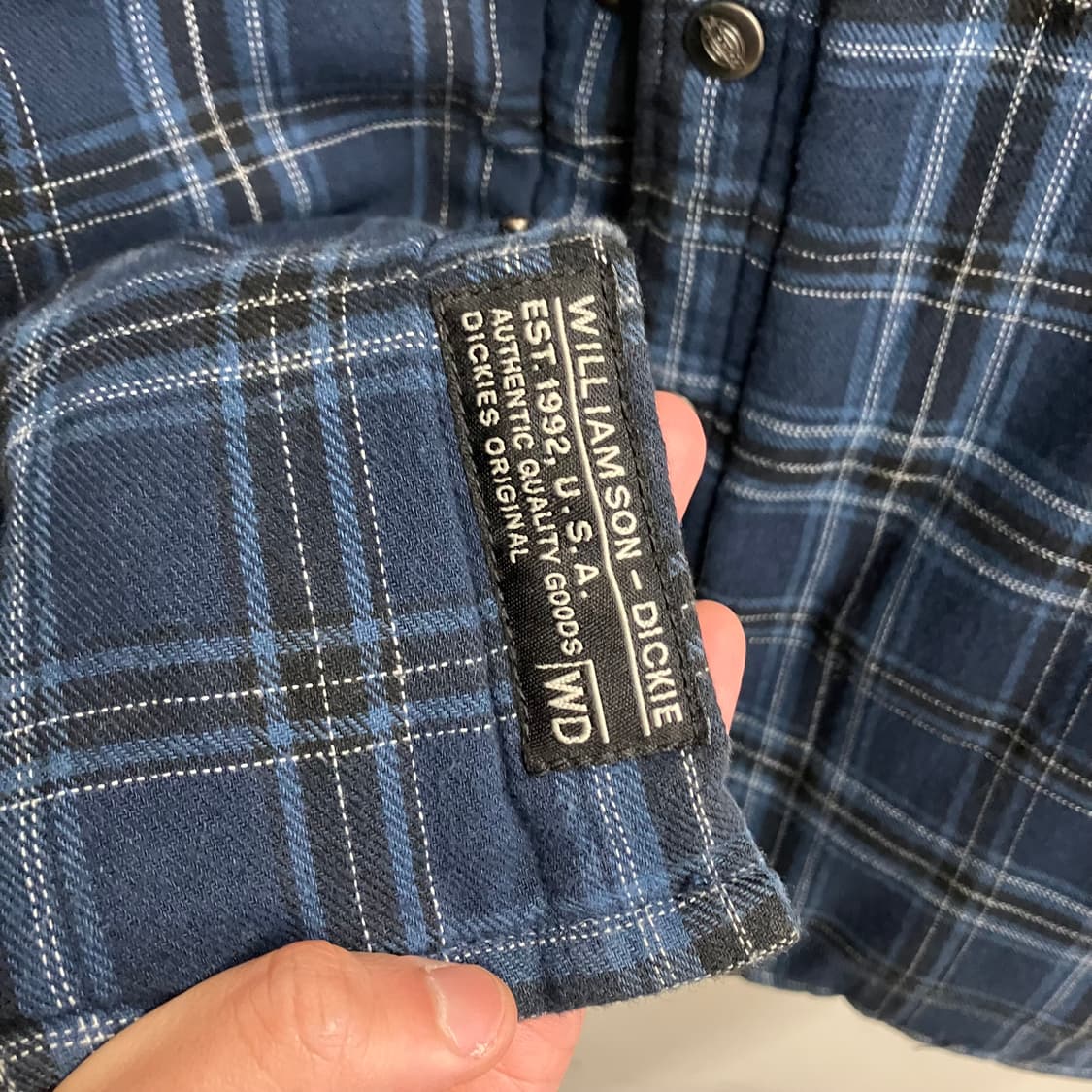 N208 디키즈 퀼팅 체크 셔츠 자켓 상품이미지8