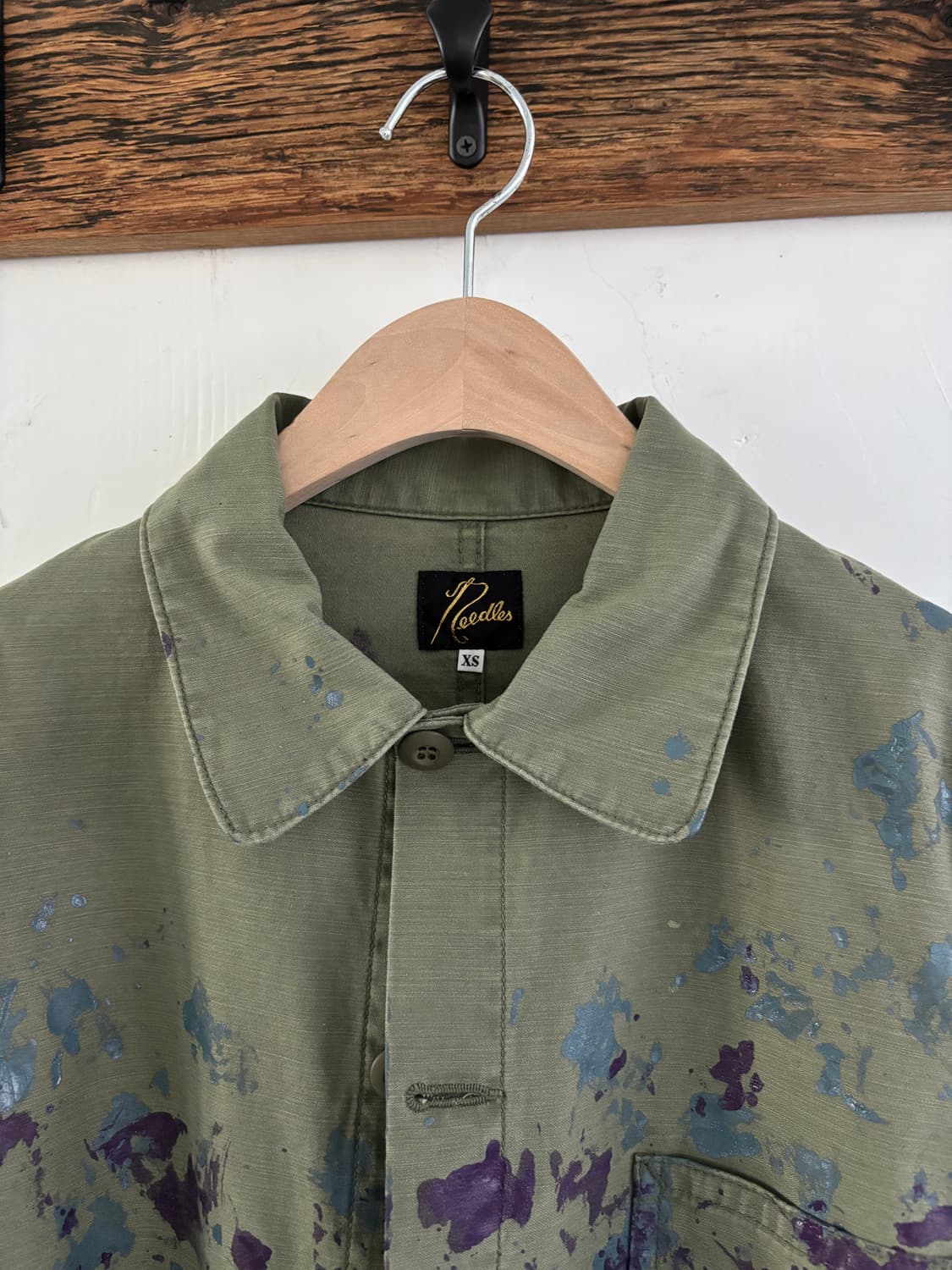 Needles 니들스 커버올 페인팅 셔츠자켓  상품이미지2