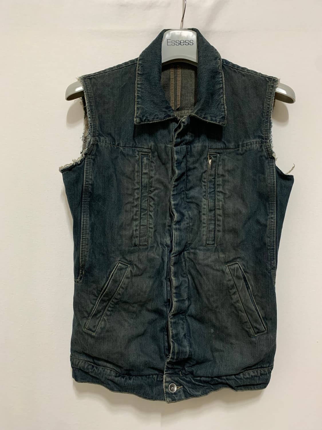 릭오웬스 데님 베스트 상품이미지1