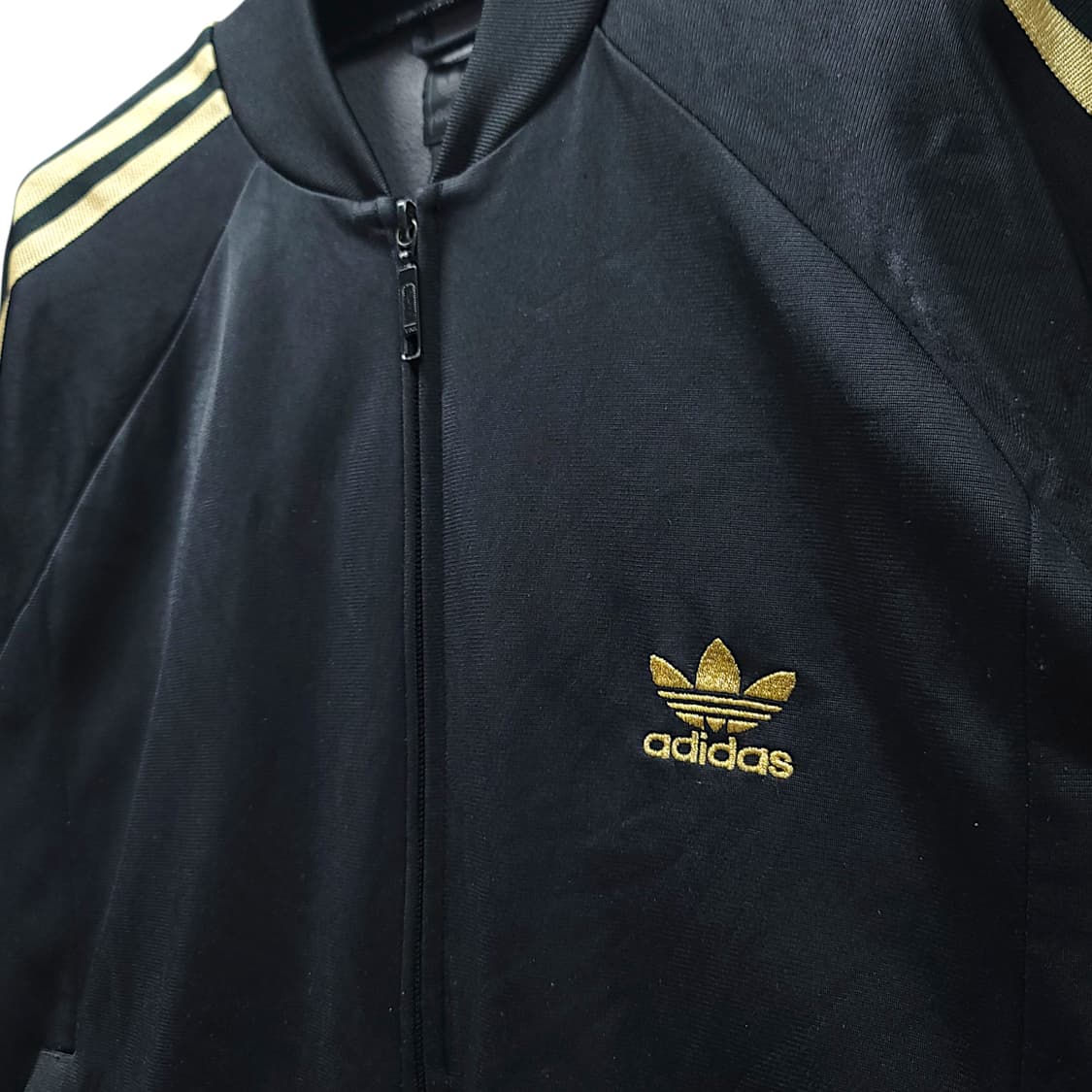 [105] 아디다스 블랙&골드라인 슈퍼스타 자켓 트랙탑 져지 상품이미지5