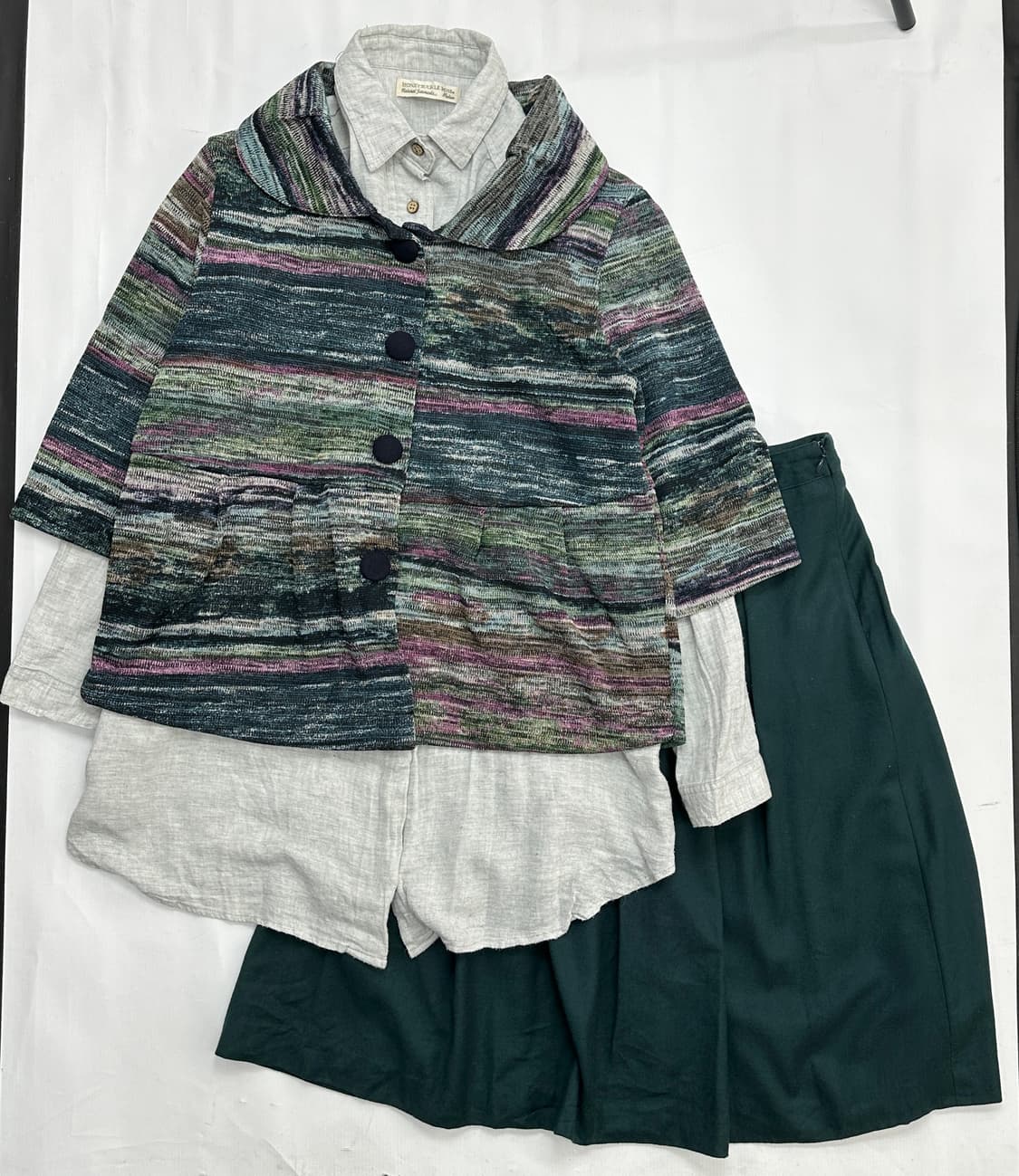 🍀하구미의 포레스트 코디세트🍀 셔츠 스커트 레이어드 그런지 러블리 상품이미지2