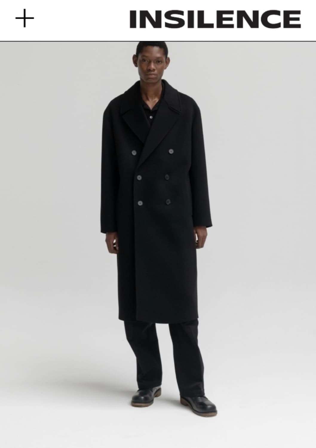 인사일런스 더블 롱 코트 상품이미지1