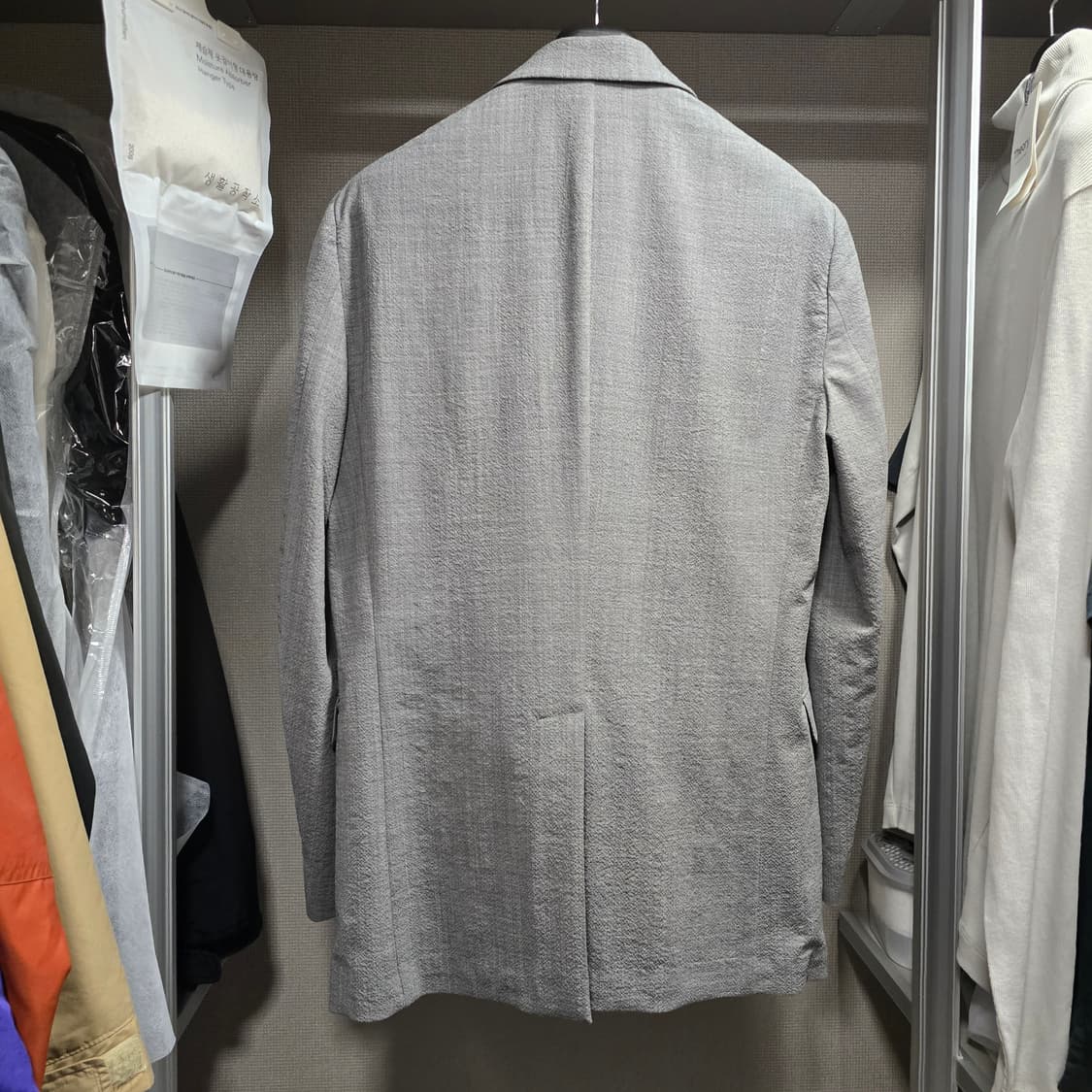 띠어리 시어서커 셋업 도브(그레이) 40/32 상품이미지2