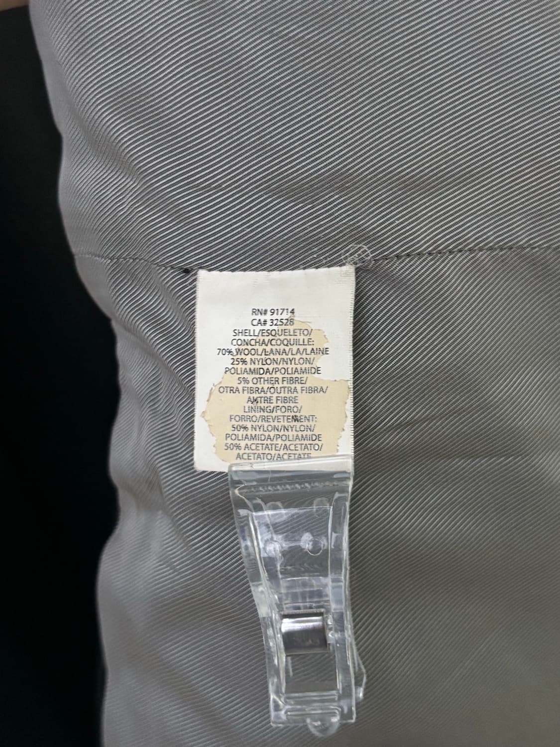 아르마니 익스체인지 하이넥 레더 카라 맥코트 상품이미지9