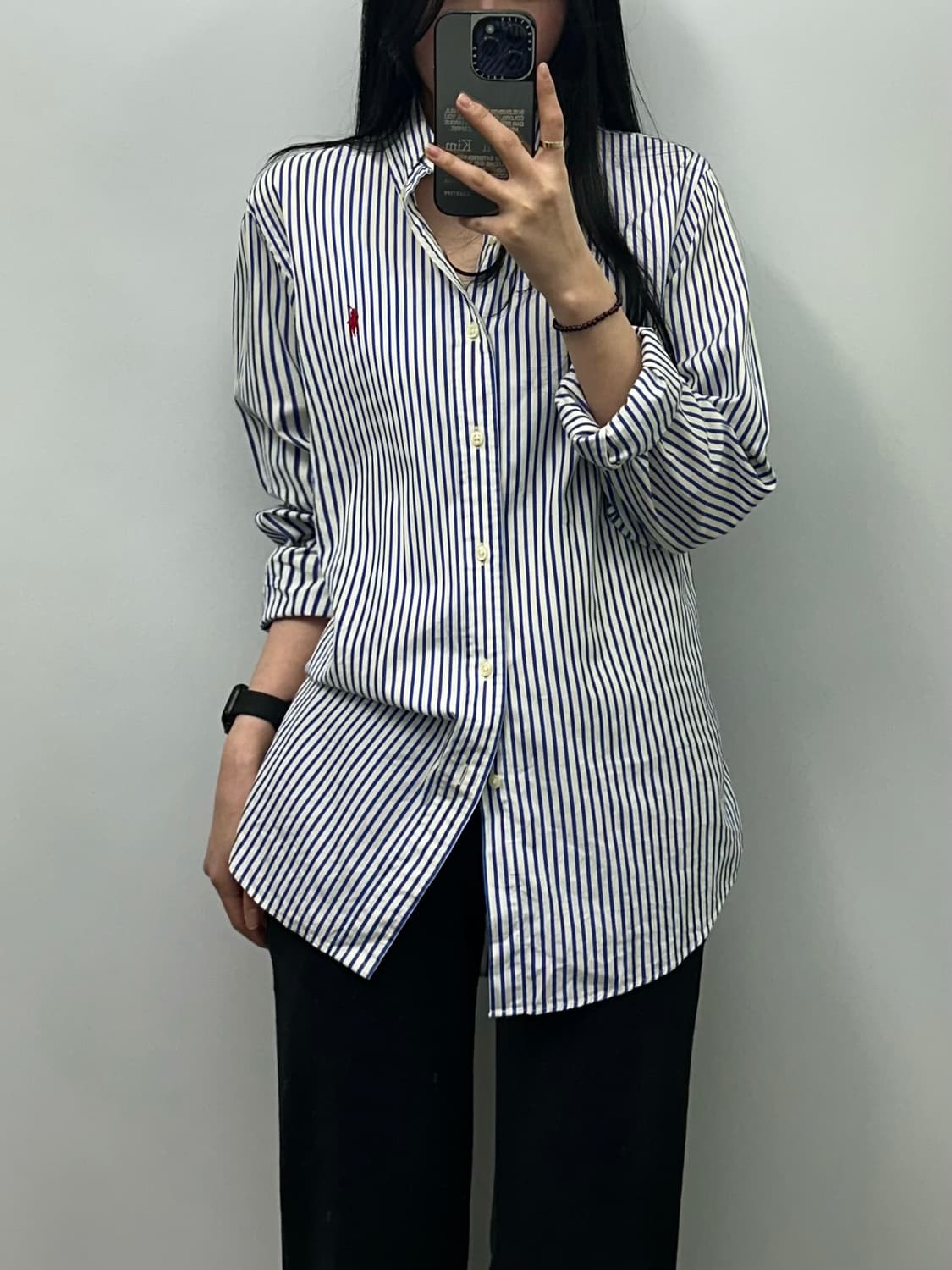 폴로 랄프로렌 스트라이프 옥스포드 셔츠 상품이미지1