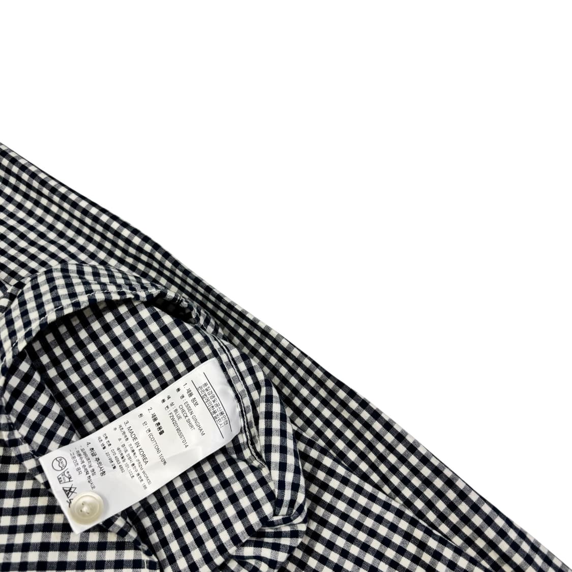 프리즘웍스 투 포켓 깅엄 체크 셔츠 상품이미지4