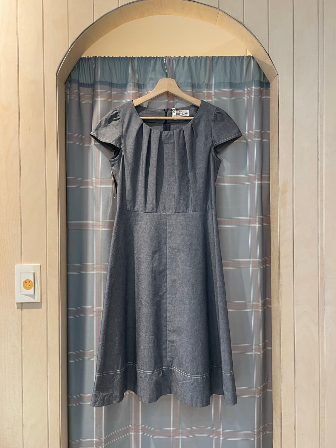 일본빈티지 셔링디테일 원피스 상품이미지1