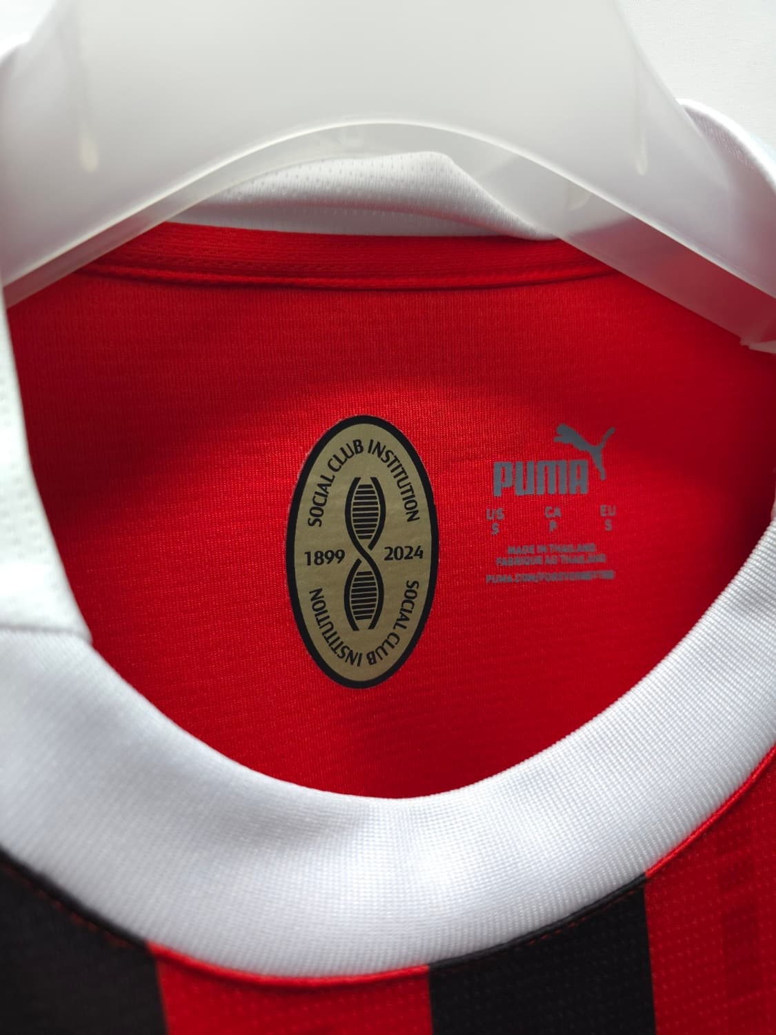 AC밀란 24-25 시즌 홈 유니폼 125주년 기념 저지 (45번 마킹) 상품이미지7