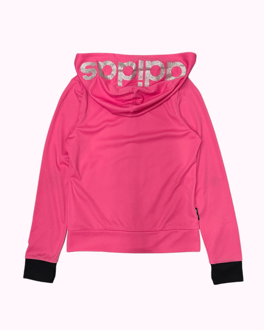 pink crop hood zip-up 상품이미지4