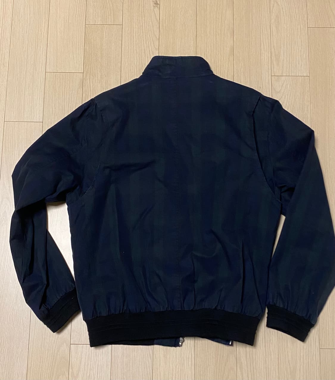 브룩스브라더스 왁스 블랙와치 해링턴 자켓  M 상품이미지2