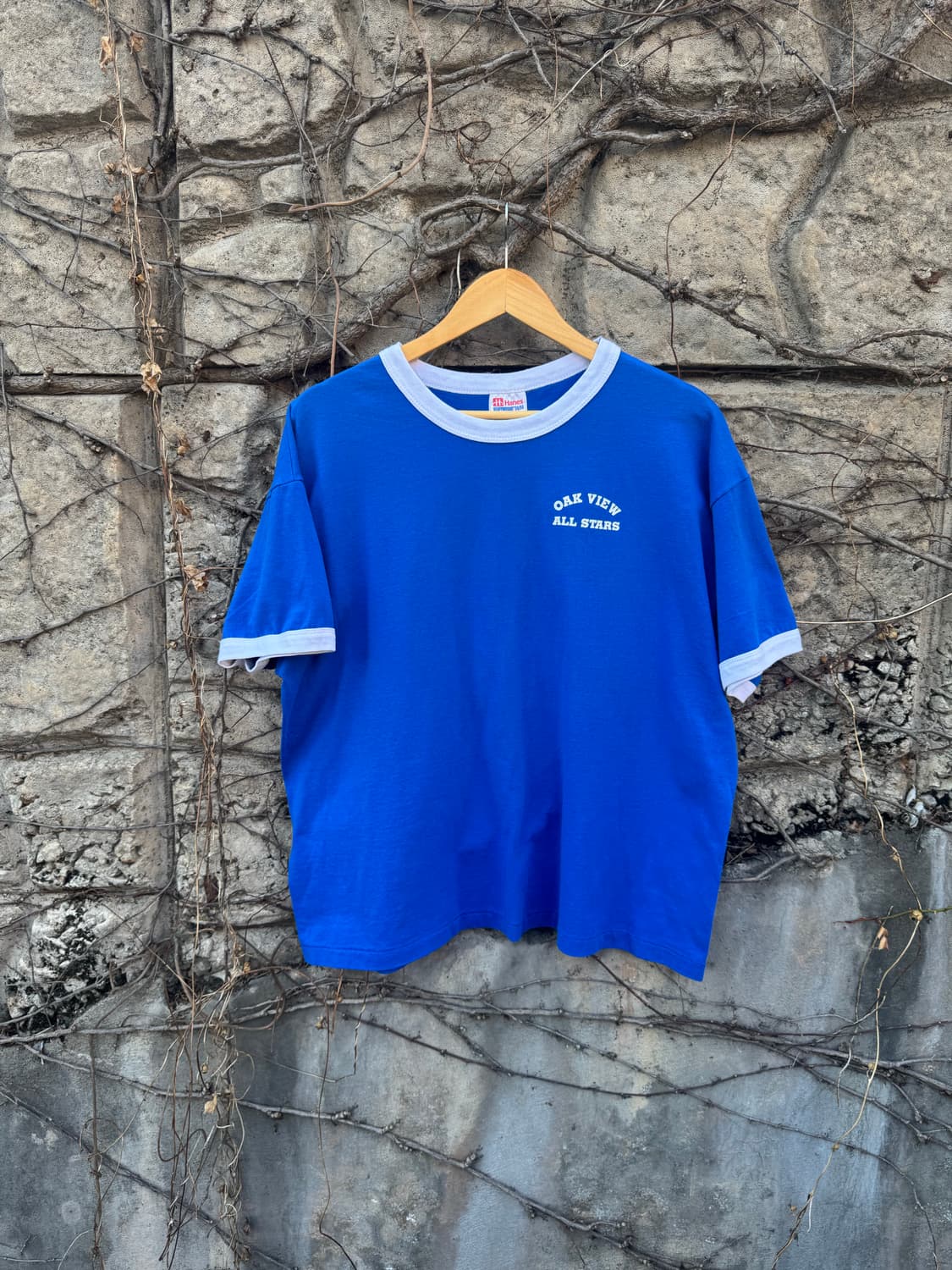 90s 헤인즈 빈티지 싱글스티치 프린팅 링거티 반팔 티셔츠 상품이미지1