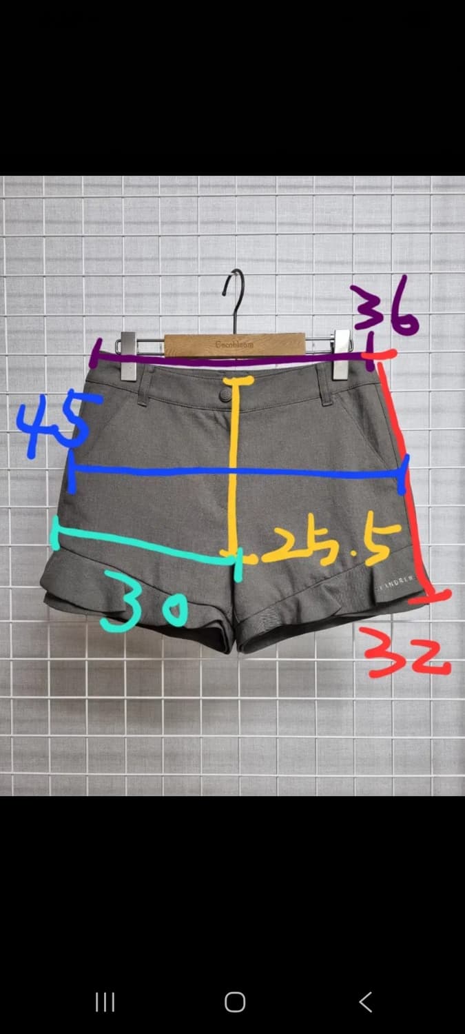 세인트앤드류스 반바지 M(새상품급) 상품이미지2