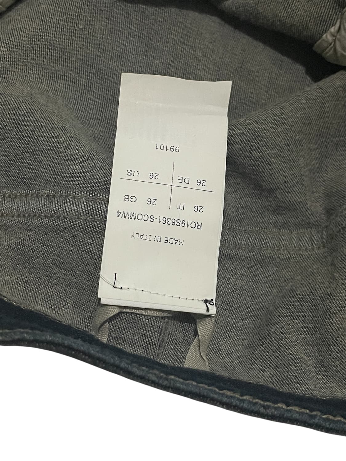 릭오웬스 19ss 런웨이 타이론 스커트 상품이미지3