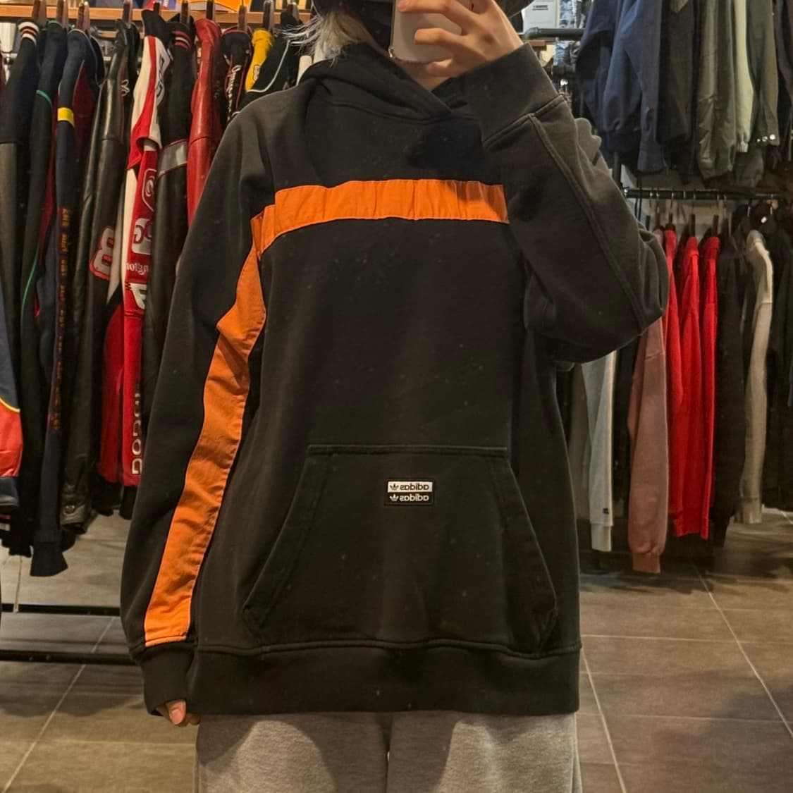 NO.9] adidas 오버핏 후드티 상품이미지1