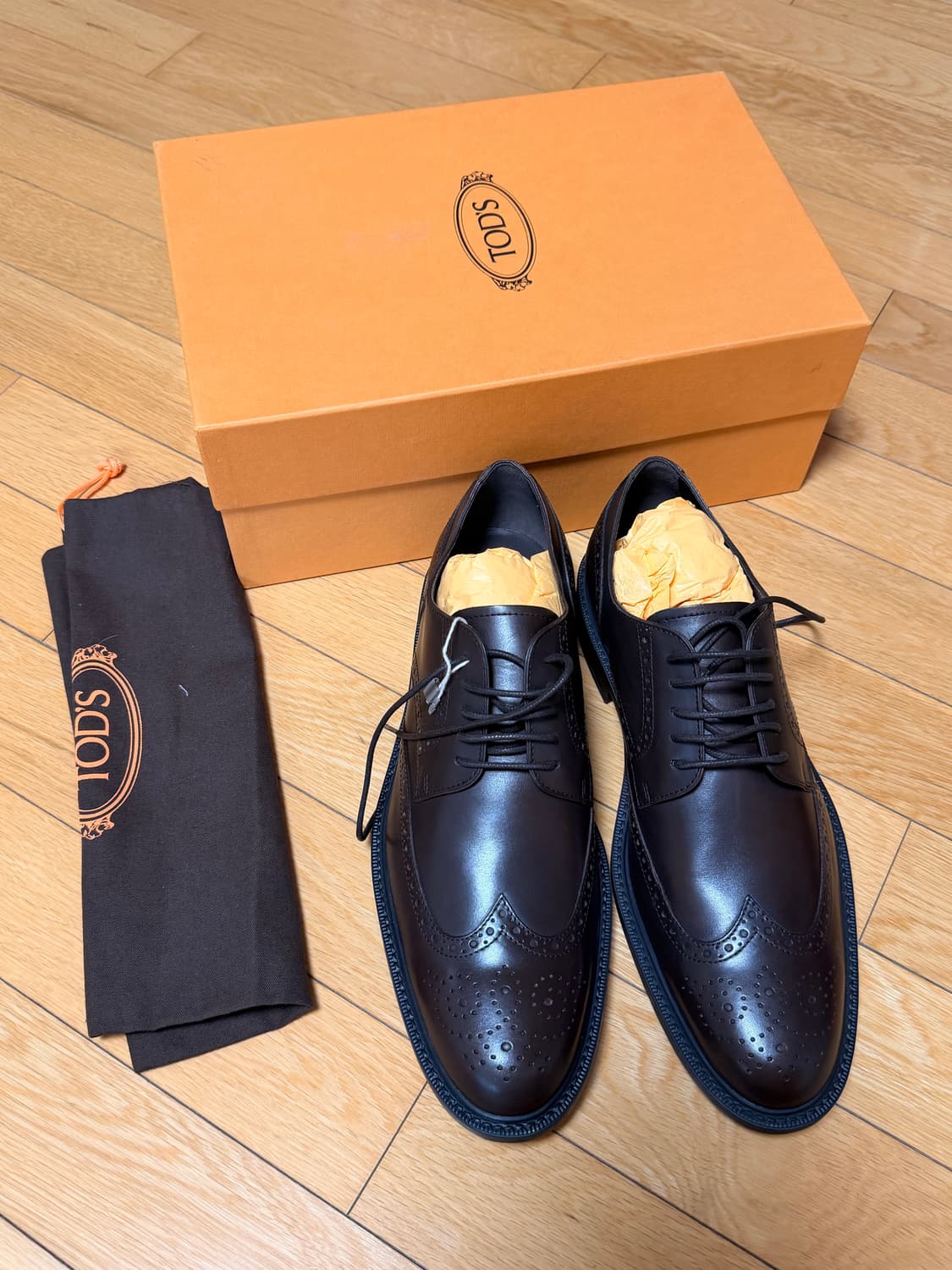 TOD'S 남성 더비 구두 uk10 상품이미지2