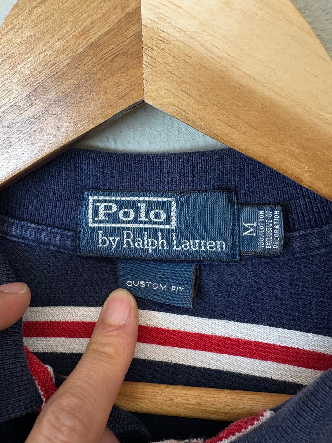 폴로랄프로렌 빈티지 스트라이프 반팔 카라티 상품이미지5