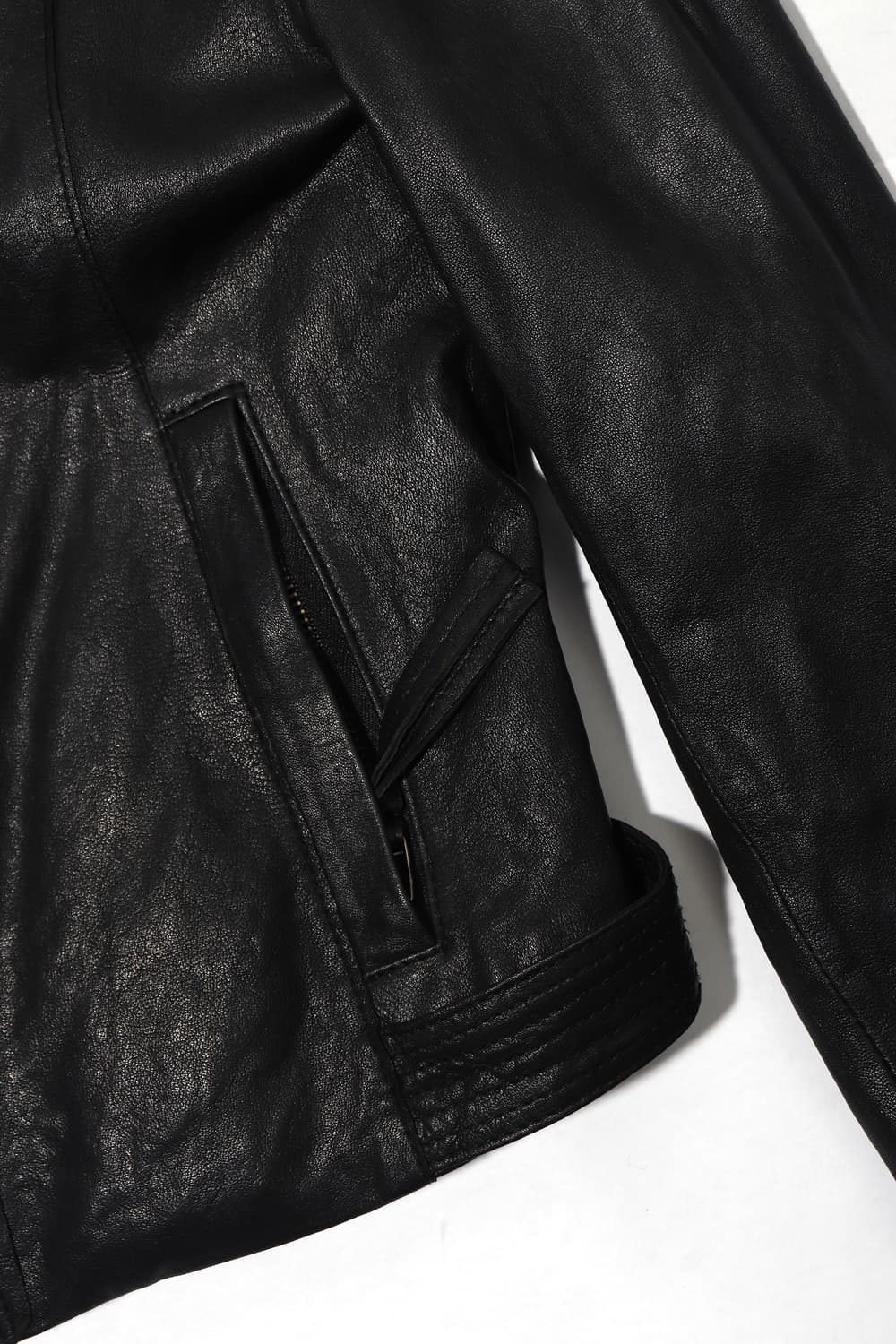 ROBO 히든 언밸런싱 크롭 램스킨 재킷 women 44 상품이미지4