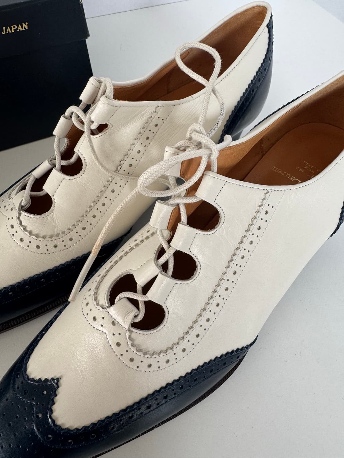 [희귀] Ralph Laure 랄프 로렌 투톤 옥스포드 슈즈 상품이미지5