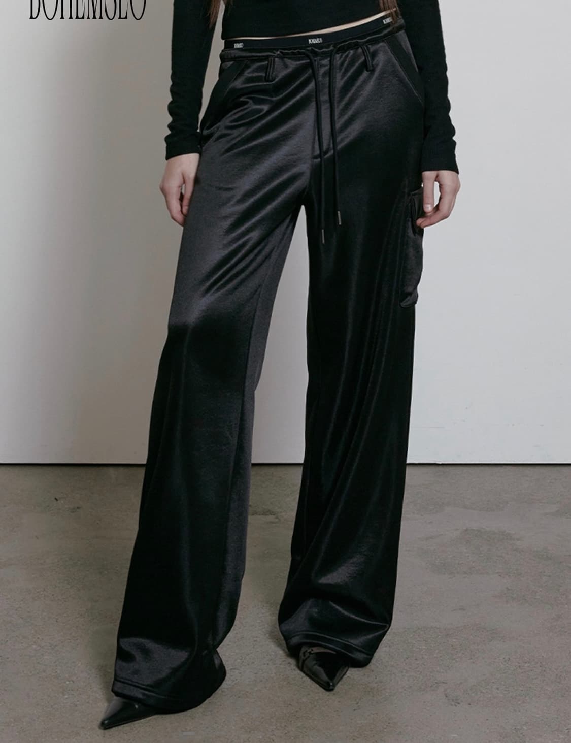 Bohemian seoul LOGO BAND WIDE PANTS 상품이미지1