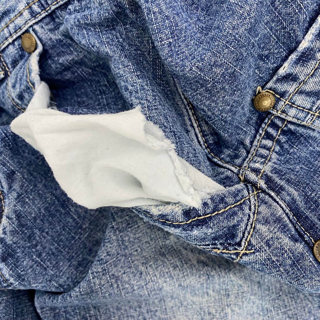 힙합 올드스쿨 워싱 데님팬츠 상품이미지8