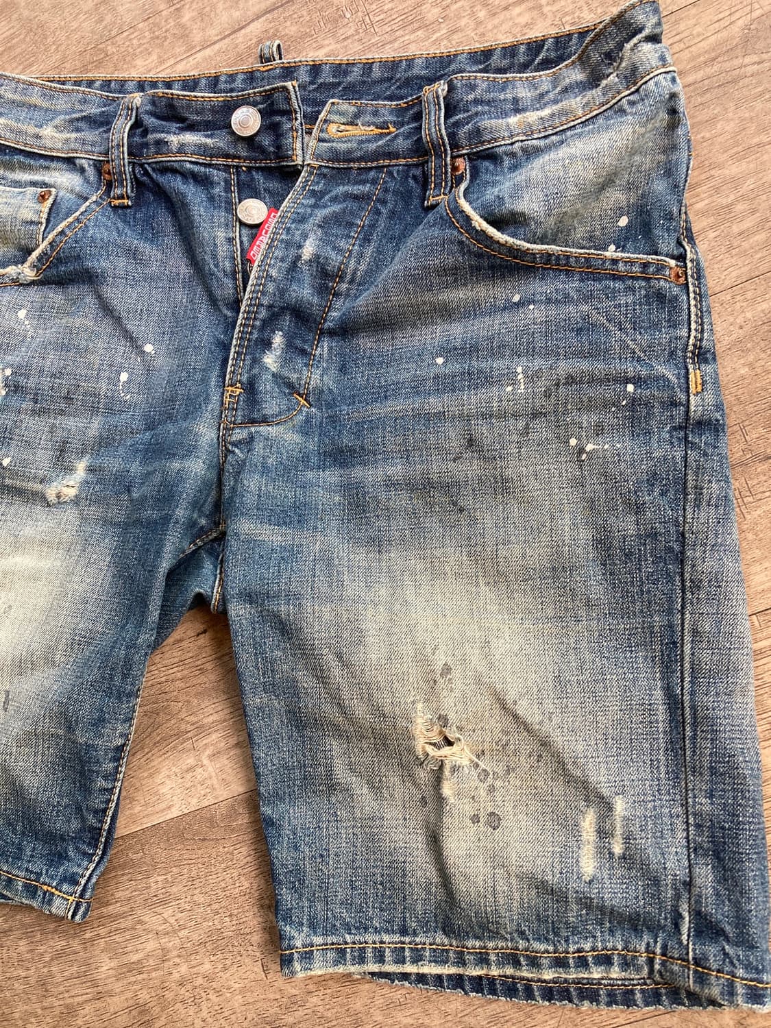 디스퀘어드2 워싱 데님 반바지 48 상품이미지2