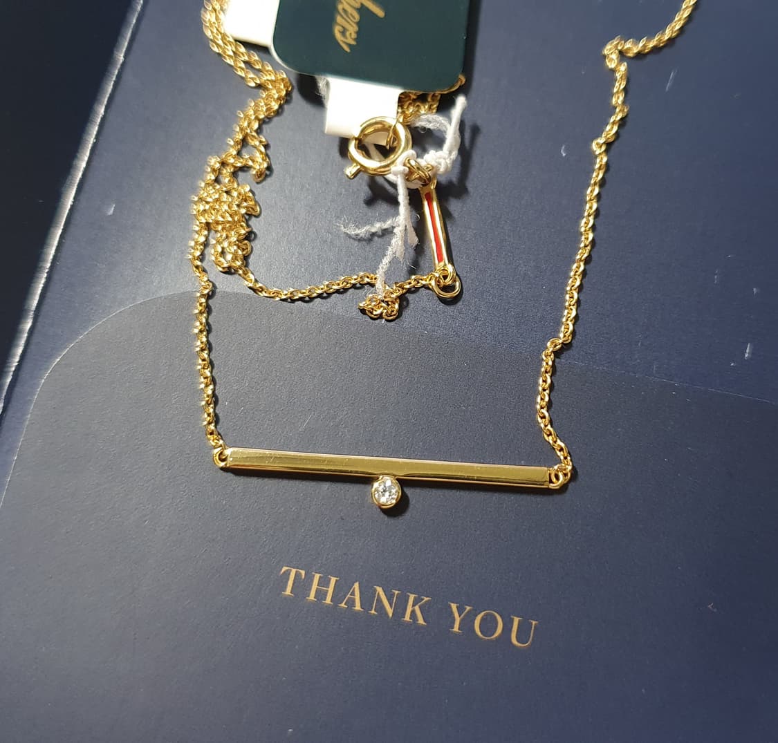 [Brooks Brothers] 브룩스 브라더스 금 목걸이 (새상품) 상품이미지1