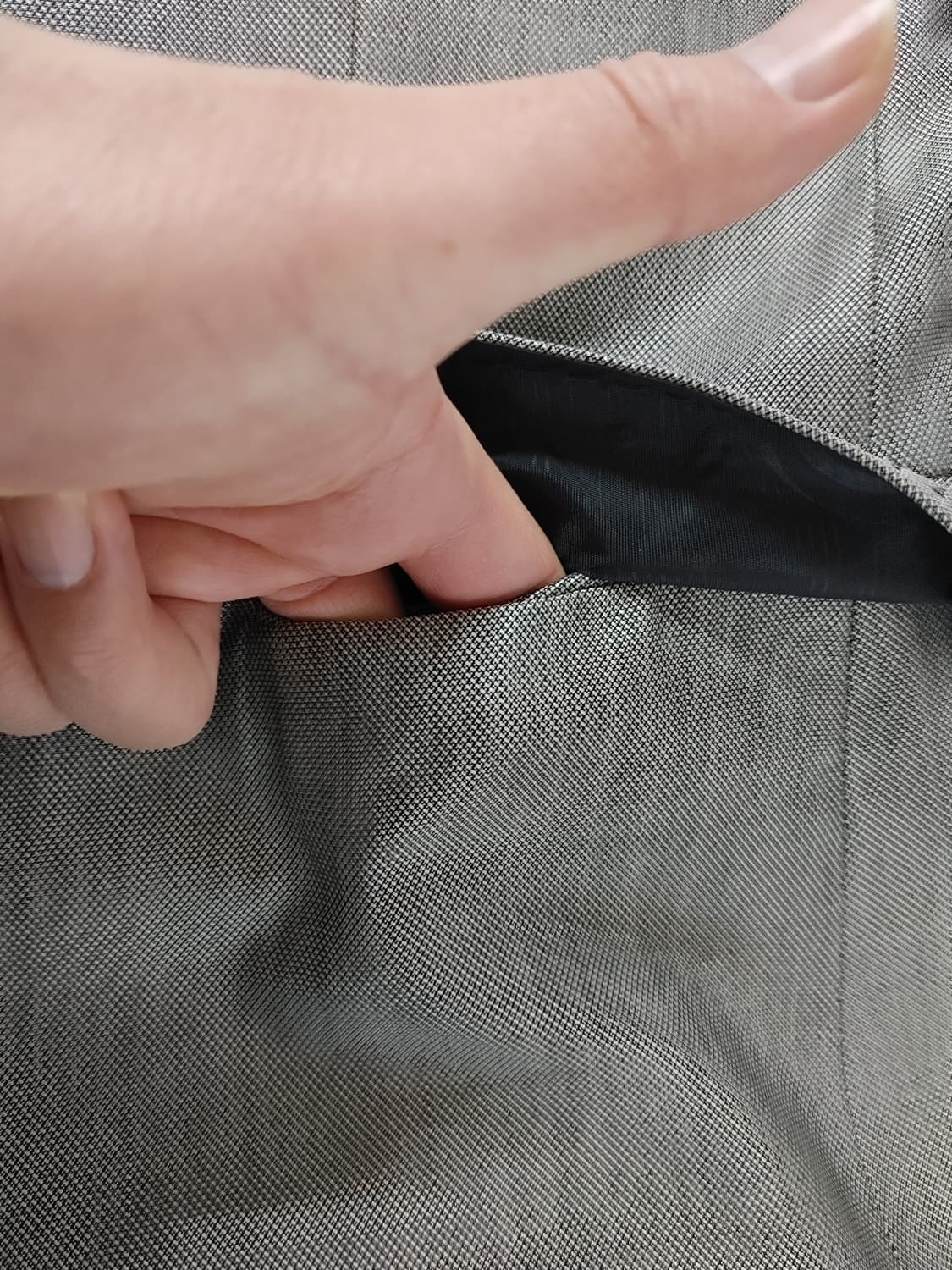 ICINOO 이신우 그레이 원버튼 블레이져 상품이미지3