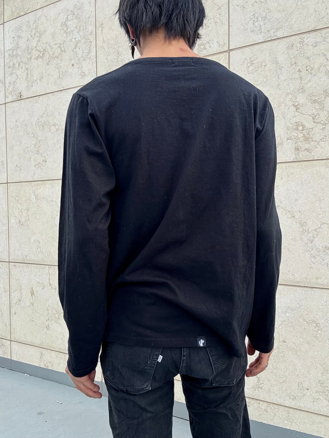 “Vintage” Y2K Lettering Gothic Print Sle 상품이미지7