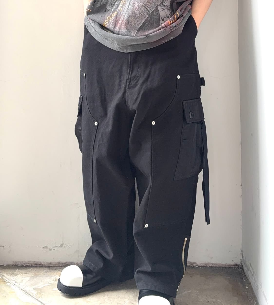 25SS KIDILL 키딜 더블니 팬츠 46size 상품이미지5